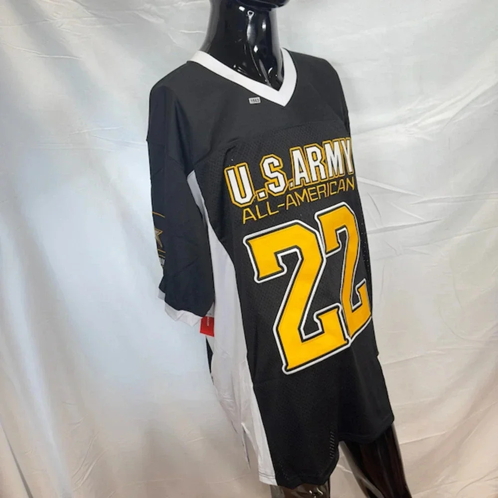 NEW Headgear US Army Odell Beckham Football Jersey Short Sleeve Black Mens 3XL - Picture 4 of 9